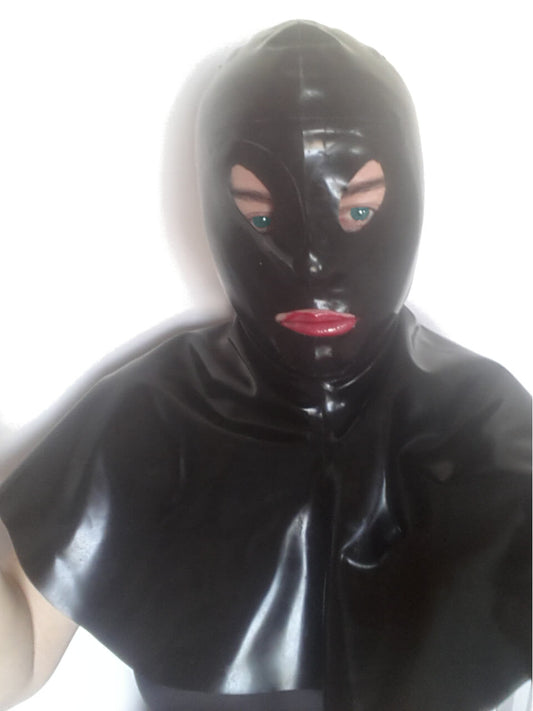 Chlorinated Latex Rubber Hood with Cape