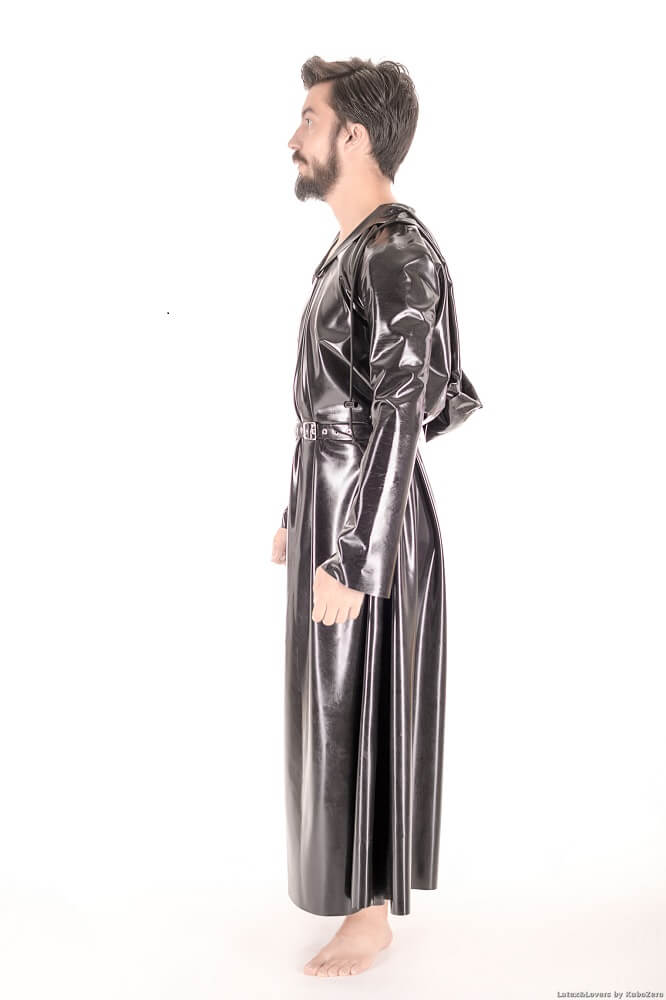 Chlorinated Latex Hooded Dress
