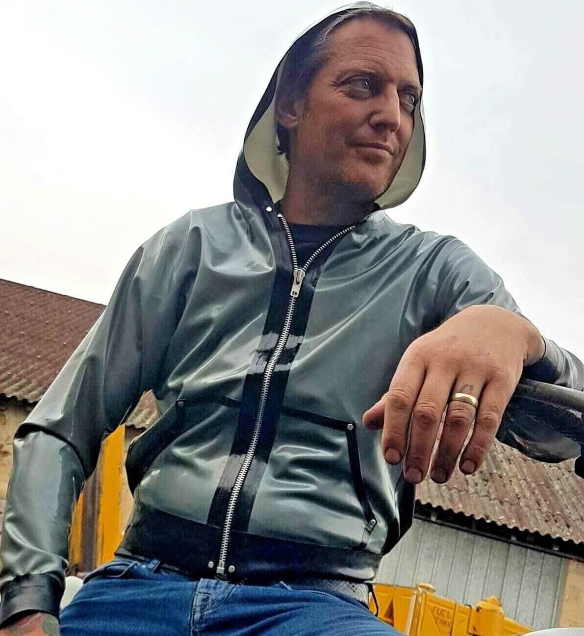 Chlorinated Latex Hoodie- Richard