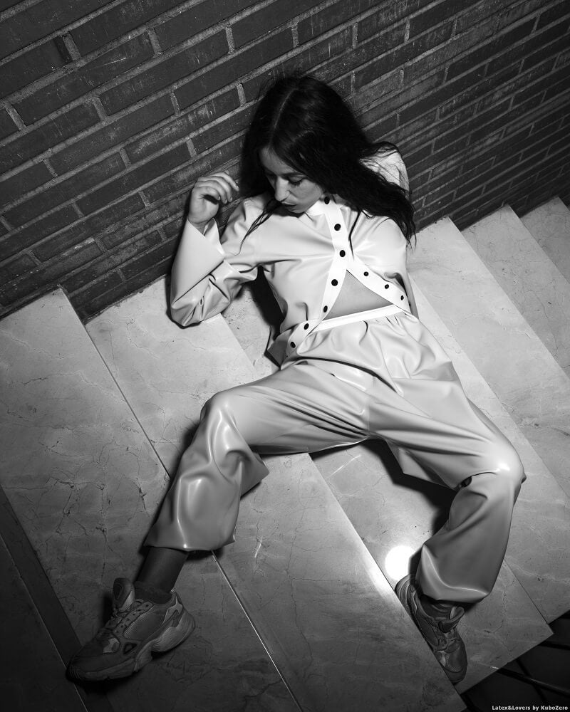 Chlorinated Latex Rubber Tracksuit /Pyjamas