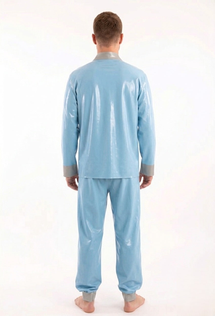 Men's Chlorinated Latex Rubber Tracksuit /Pyjamas