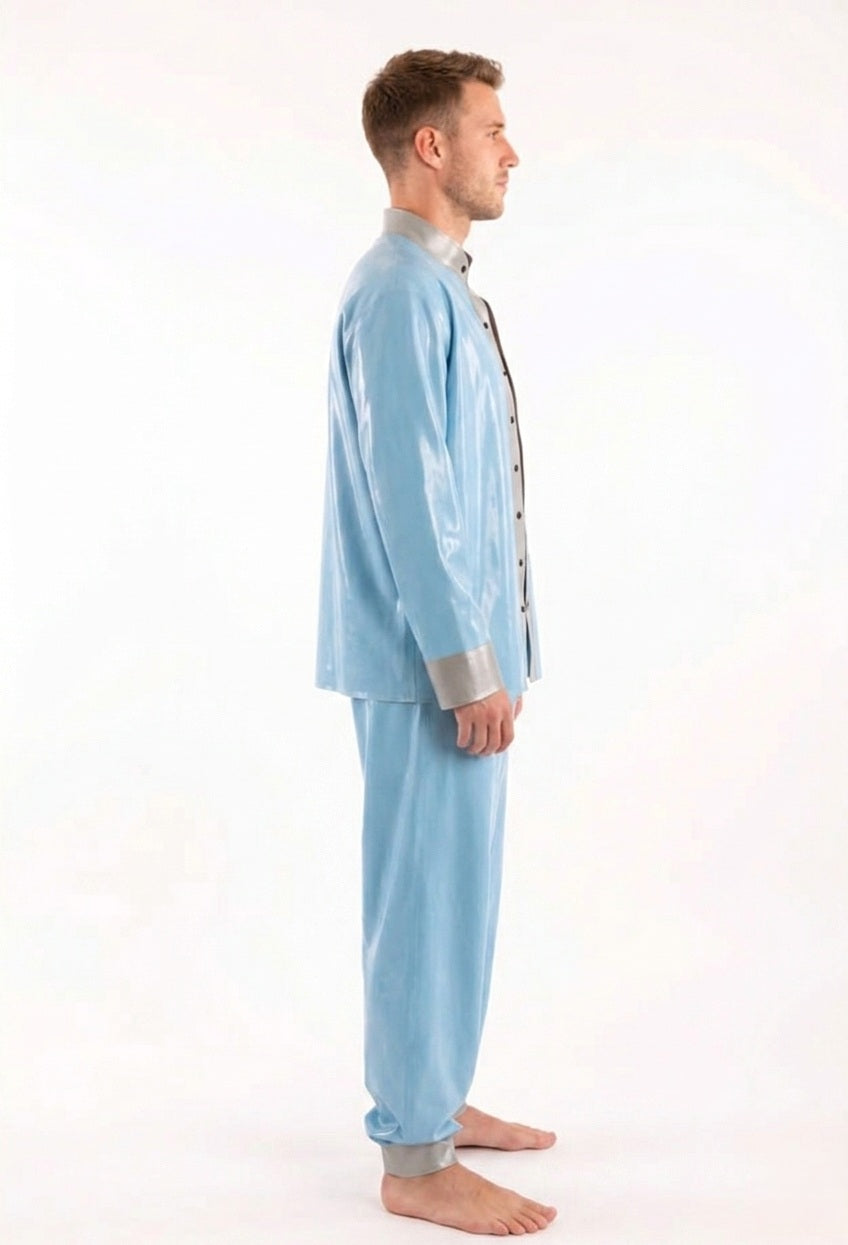 Men's Chlorinated Latex Rubber Tracksuit /Pyjamas