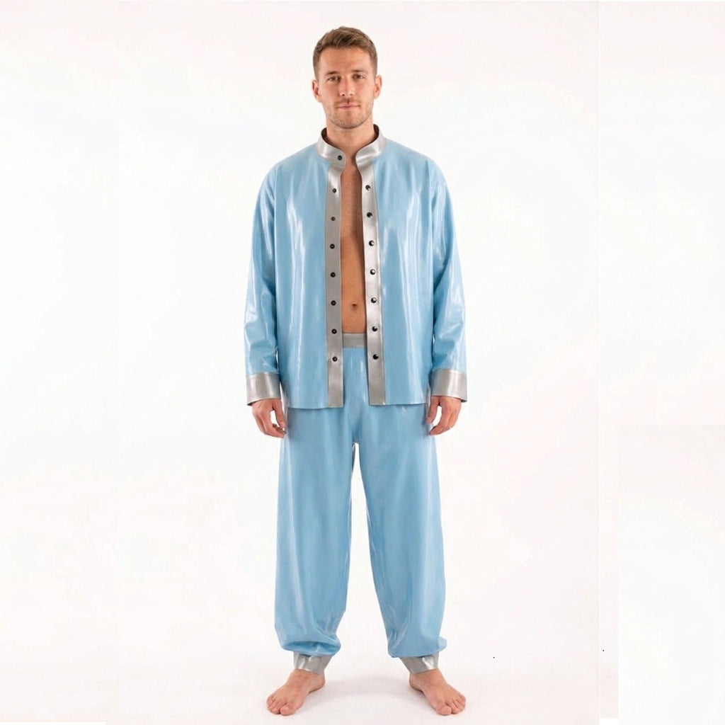 Men's Chlorinated Latex Rubber Tracksuit /Pyjamas