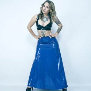Chlorinated Latex Long Skirt