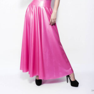 Chlorinated Latex Long Circle Skirt