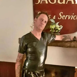 Latex rubber T-shirt