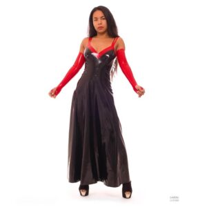 Chlorinated Latex Long Dress-Nightie
