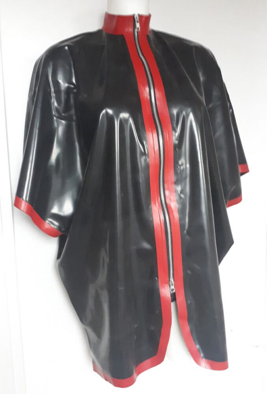 Chlorinated Latex Rubber Robe Tunique - Chlorinated Latex Clothing