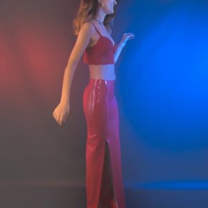 Chlorinated Latex Beatrix Long Skirt