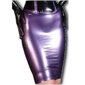 Chlorinated Latex Pencil Skirt